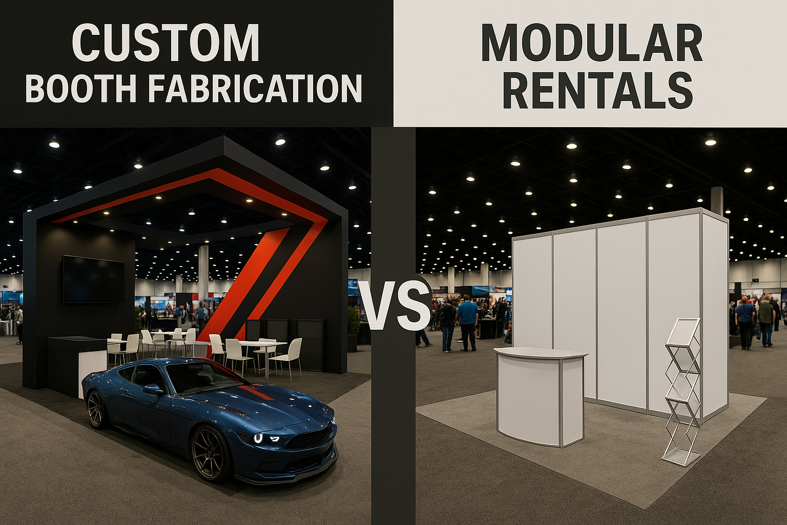 Custom Booth Fabrication vs. Modular Rentals