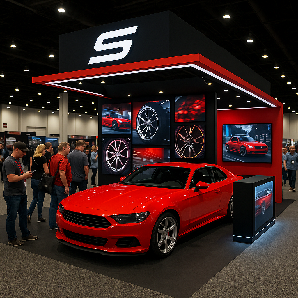 How to Design an Eye-Catching SEMA Show Booth