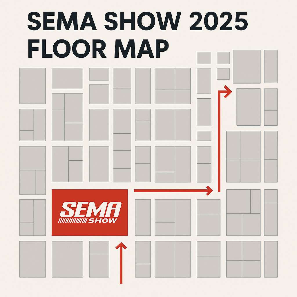 SEMA Show 2025 Floor Map Overview for Exhibitors